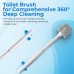 Utopia Home Toilet Plunger and Brush Set with Holder for Deep Cleaning, Includes Toilet Bowl Brush and Plunger for Effective Bathroom Cleaning (Pack of 2,White)